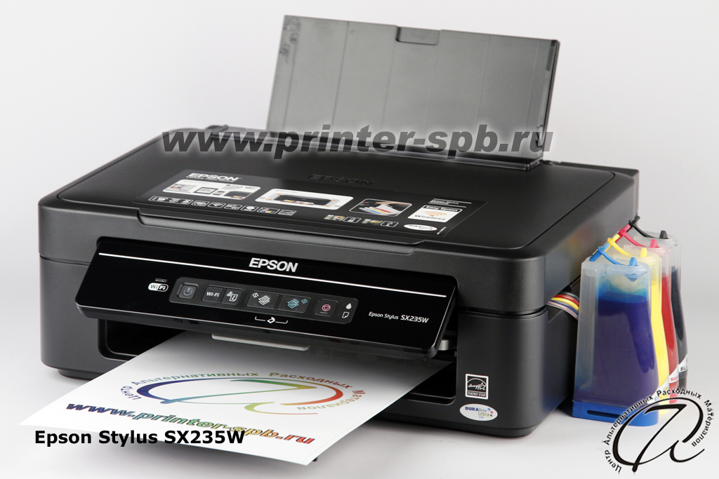 Epson Stylus SX235W с СНПЧ класса СТАНДАРТ